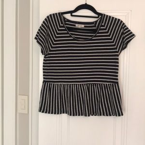 Madewell Peplum Top